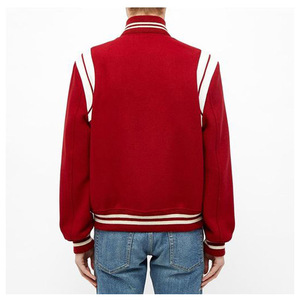 Veste d'université personnalisée en gros de qualité supérieure vestes d'équipe de football américain en gros et veste d'université personnalisée - Product Image 4