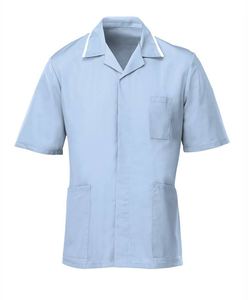 Bata Médica de Spandex de Tacto Suave, Estilo Profesional, Tejido Oxford Transpirable y Suave para Personal de Salud, Uso Hospitalario - Product Image 1