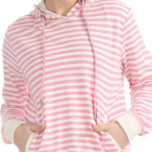 Sudadera de lana de Sherpa de gran tamaño personalizable para mujer con logotipo frontal Venta completa Sudadera con capucha tecnológica para invierno - Product Image 6