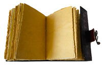 Carnet de Journal personnalisé en cuir véritable gaufré Dragon avec pierre intégrée écriture Deckle bord papier journal