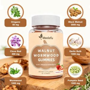 OEM/ODM 18-in-1 Gummibärchen mit Wermut, Schwarznuss, Nelken, Knoblauch, Kurkuma und Oregano zur Darmreinigung & Verdauungsförderung - Product Image 2