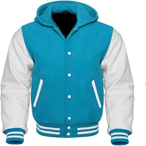 Vestes pour hommes Letterman Varsity personnalisées en usine pour hommes Blousons bombardiers de baseball veste Letterman du lycée pour hommes - Product Image 3