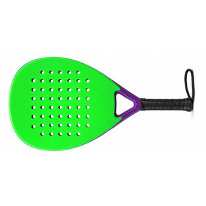 ไม้เทนนิส Padel รุ่น Teardrop Diamond สีเขียว-ม่วง ลายกราฟิก ด้ามจับกันลื่น พกพาสะดวก น้ำหนักเบา สำหรับผู้ชาย เล่นสนุกในสวนหลังบ้าน ใช้ได้กับทุกพื้นผิว - Product Image 5