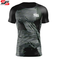 Yüksek kalite artı boyutu baskılı açık kısa kollu balıkçılık T-Shirt güneş koruma UPF 50 + özel Logo çabuk kuru nefes