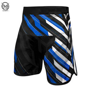 Shorts MMA à séchage rapide, ajustés, personnalisés et imprimés, pour hommes. - Product Image 1