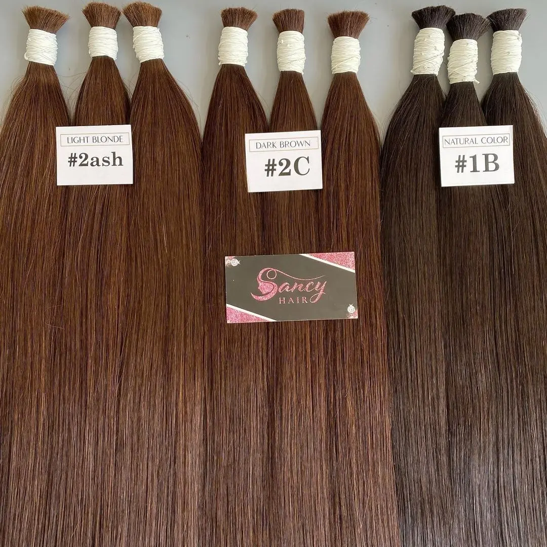 High Quality Vietnamese Bulk Hair Extensions, Wholesale Price Hair Extension Vendors Remy Virgin Hair