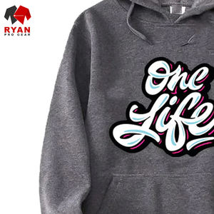 Sweat à capuche personnalisé avec logo frontal pour homme, prêt pour l'hiver, respirant, en tissu polaire polyester/coton - Product Image 6