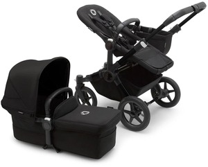 รถเข็นเด็ก Bugaboo Donkey 5 Mono รุ่นใหม่คุณภาพสูง สีดำ / สีดำมิดไนท์ / สีขาวมิสตี้ - Product Image 2