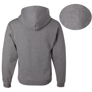 Sweat à capuche oversize pour homme avec logo personnalisé, délavé à l'acide, en coton mélangé, streetwear basique, teinture unie pour l'hiver - Product Image 5