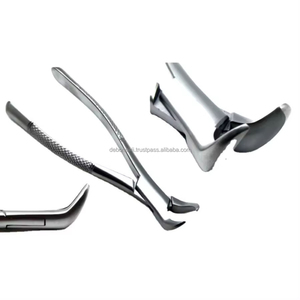 Forceps d'extraction dentaire manuel en acier inoxydable, instrument d'examen des racines, pinces orthodontiques, stérilisées, certifiées CE, classe I - Product Image 1