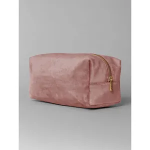 Bolsa de Aseo de Terciopelo Sostenible Personalizada, Estuche de Belleza Personalizado para Merchandising - Product Image 2