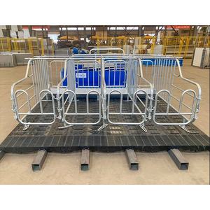 Nouvelle cage de gestation galvanisée à chaud anti-corrosion avec porte arrière pour utilisation en élevage porcin, longue durée de vie - Product Image 3