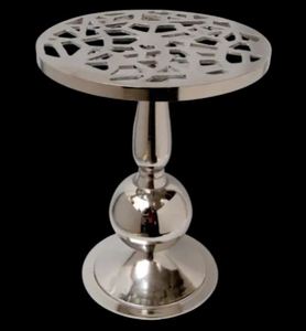 เก้าอี้เฟอร์นิเจอร์ทำจากอลูมิเนียมออตโตมันทำด้วยมือทำจากโลหะดีไซน์ใหม่พร้อมที่เก็บของภายในบ้านห้องนั่งเล่น - Product Image 2