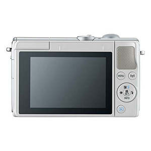 กล้องดิจิตอลมิเรอร์เลสสีขาวพร้อมเลนส์ 15-45 มม. รองรับ Wi-Fi และ NFC ตัวกล้องแบบ DSLR พร้อมวิดีโอความละเอียดสูงและเซ็นเซอร์ CMOS - Product Image 1
