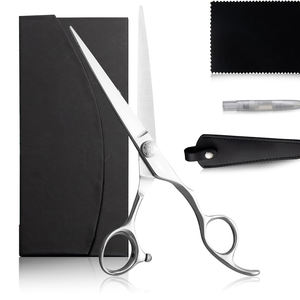 5.75 Inch Premium <b>Left</b>-<b>Handed</b> Barber <b>Scissors</b> Hair Salon <b>Scissors</b> Hair Barber Professional Straight Hair <b>Scissors</b> - Product Image 2