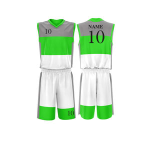 Conjunto de Camiseta y Pantalones Cortos de Baloncesto Sublimados Personalizados, Transpirables, de Secado Rápido, Estampados para Equipos, Escuelas, Adultos y Ligas - Product Image 4