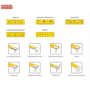 7.5mm Industrial Grade Steel Tape Measure with Auto Lock Press Release and Belt Clip for DIY and Construction or home use - Product Image 4