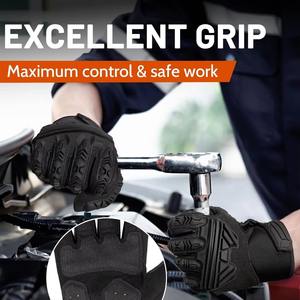 Gants de construction et industriels anti-impact Gants de travail de mécanicien de protection résistants aux coupures - Product Image 2