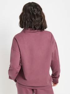 Sudadera de Forro Polar para Mujer, Diseño Moderno, Estilo Urbano, Ecológica, Transpirable, de Secado Rápido, Color Sólido, Logotipo Personalizado, Mangas Largas - Product Image 5