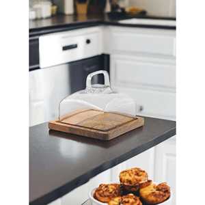 Madera Rectangular Cake Storage Bowl 13x17x17 cm para suministros de decoración de pasteles - Product Image 2