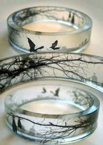 MEILLEUR bijoux fins bracelet jonc fleur en résine acrylique avec modèle de maillon de chaîne de Style ange bracelets élégants - Product Image 5