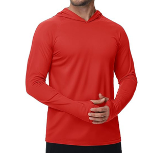 Men's Sunscreen Shirt Men's Sunscreen Clothing <b>Long</b> <b>Sleeve</b> Lightweight Sunscreen Hoodie <b>Swimming</b> Hiking - Product Image 4