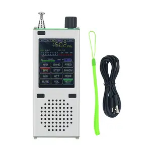Novo ATS120 Pocket Radio Receptor portátil Full Band FM AM Rádio com TFT Tela de toque colorida de 2.4 polegadas