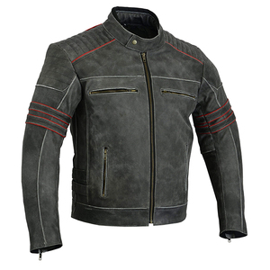 Chaqueta de Cuero para Hombre, Diseño Personalizado, Lona, Invierno, Color Sólido, Ecológica, Impermeable, con 4 Bolsillos, Estilo Urbano - Product Image 5