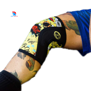 OEM Anime Levantamiento de pesas Rodilla Manga Gimnasio Fitness Desgaste Entrenador Codo Manga Levantamiento de potencia 7mm Rodillera Anime - Product Image 1