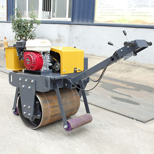 Roller Jalan Mini Vibratory Manual Dorong dengan Harga Terjangkau, Dilengkapi Komponen Inti Mesin Pompa Motor - Product Image 1