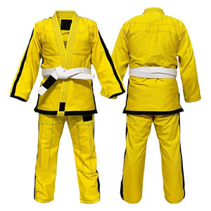 Uniforme de Jiu Jitsu Gi brasileño elástico ligero unisex para adultos, logotipo impreso personalizado, ropa de artes marciales suaves - Product Image 1