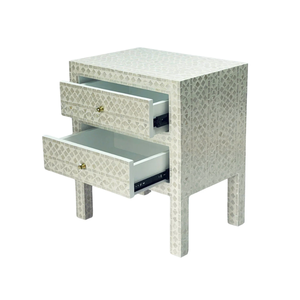 Venta al por mayor moderna madre de perla dormitorio cajón mesitas de noche en el dormitorio de lujo dormitorio conjunto de muebles de Vietnam - Product Image 2