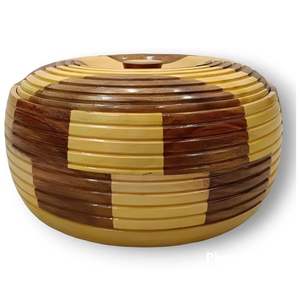 Ensemble de boîtes à roti en bois massif classique, fait à la main, écologique, ensemble de casseroles, récipient de rangement, vaisselle, boîtes chaudes - Product Image 4