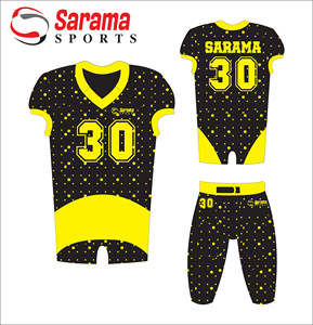 Maillot de Football américain, personnalisé, rétro, portable, vente en gros - Product Image 1