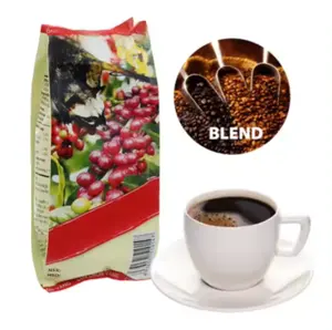 Fabricante e fornecedor privado OEM ODM de grãos de café orgânicos torrados de alta qualidade e preço barato