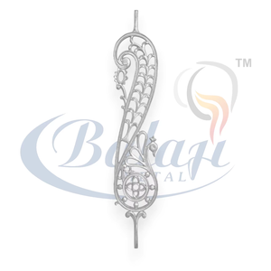 Grille de balcon moderne en fonte CI, moulage au sable, surface super sablée, garde-corps décoratif pour usage domestique, B2B, faible MOQ - Product Image 1