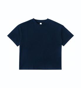 Venta al por mayor de alta calidad de la moda de encargo de la camiseta Drop Shoulder High Street Heavy 280g 100% Camiseta de algodón para los hombres - Product Image 4