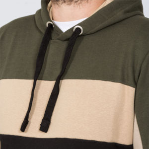 Sweat à capuche de luxe épais pour homme 100 % coton, motif uni, impression sérigraphique, streetwear écologique pour l'hiver - Product Image 4