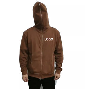 Sudadera con Capucha Completa con Cierre, Diseño Personalizado, Mejor Calidad, 100% Algodón, Sudadera con Capucha Completa con Cierre, Logotipos Bordados Personalizados - Product Image 1