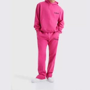 New High Quality Jogging Suits Cotton Long Sleeve <b>Men</b> Sweatsuit Solid Color Customization <b>Sweat</b> <b>Pants</b> <b>Men</b> jogging Set - Product Image 3