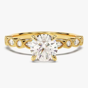 เครื่องประดับแหวนคลาสสิกสไตล์ Boho สำหรับผู้หญิงเครื่องประดับเงิน925เงินสเตอร์ลิงสีขาวบุษราคัมแหวนแฮนด์เมดของขวัญสำหรับความรัก - Product Image 1