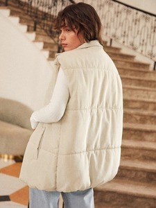 Chaleco de invierno para mujer, chaleco acolchado de burbujas, chaleco de mujer de la mejor calidad, abrigo con logotipo personalizado, chaleco acolchado de burbujas sin mangas - Product Image 2