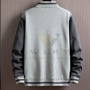 Quantité minimale de commande bas Vêtements de plein air Veste Letterman pour hommes Vêtements de mode Logo personnalisé Veste Letterman - Product Image 2