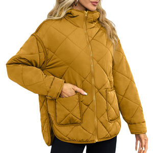 Winter Warm Puffer Jacket for Women Professional Breathable Manufactures <b>Waterproof</b> Long Sleeve <b>Ladies</b> Puffer Jackets - Product Image 2