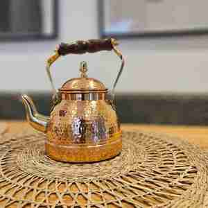 Top Selling Electric Water Kettle Manufacturer & Exporter From India Kettle Clay <b>Teapot</b> Handmade with High Quality Copper Kettle - Product Image 5