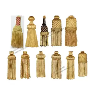 Borlas de hilo ceremonial de lingotes Borla de oro francés - Product Image 1