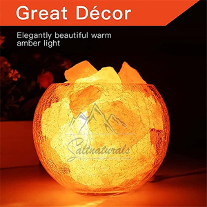 Lámpara de Sal del Himalaya con Alimentación USB de Primera Calidad, Estilo Feng Shui Hecho a Mano, Tamaños y Empaques Personalizados Disponibles - Product Image 6