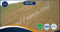 Filet en fibre de coco naturelle de haute qualité, écologique, non tissé, fabriqué au Vietnam, pour emballage en rouleaux NS Vina 5-25cm