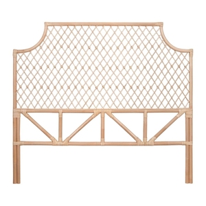 Cama ajustable hecha a mano para dormitorio, cabecera de ratán natural de diseño arcoíris, producto en oferta - Product Image 2