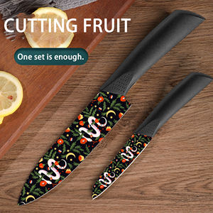Juego de Cuchillos de Chef de Cerámica con Diseño Nuevo y Personalizado, 2 Juegos con Mango de Plástico, Aptos para Lavavajillas, para Chefs Profesionales, Entrega Rápida - Product Image 4